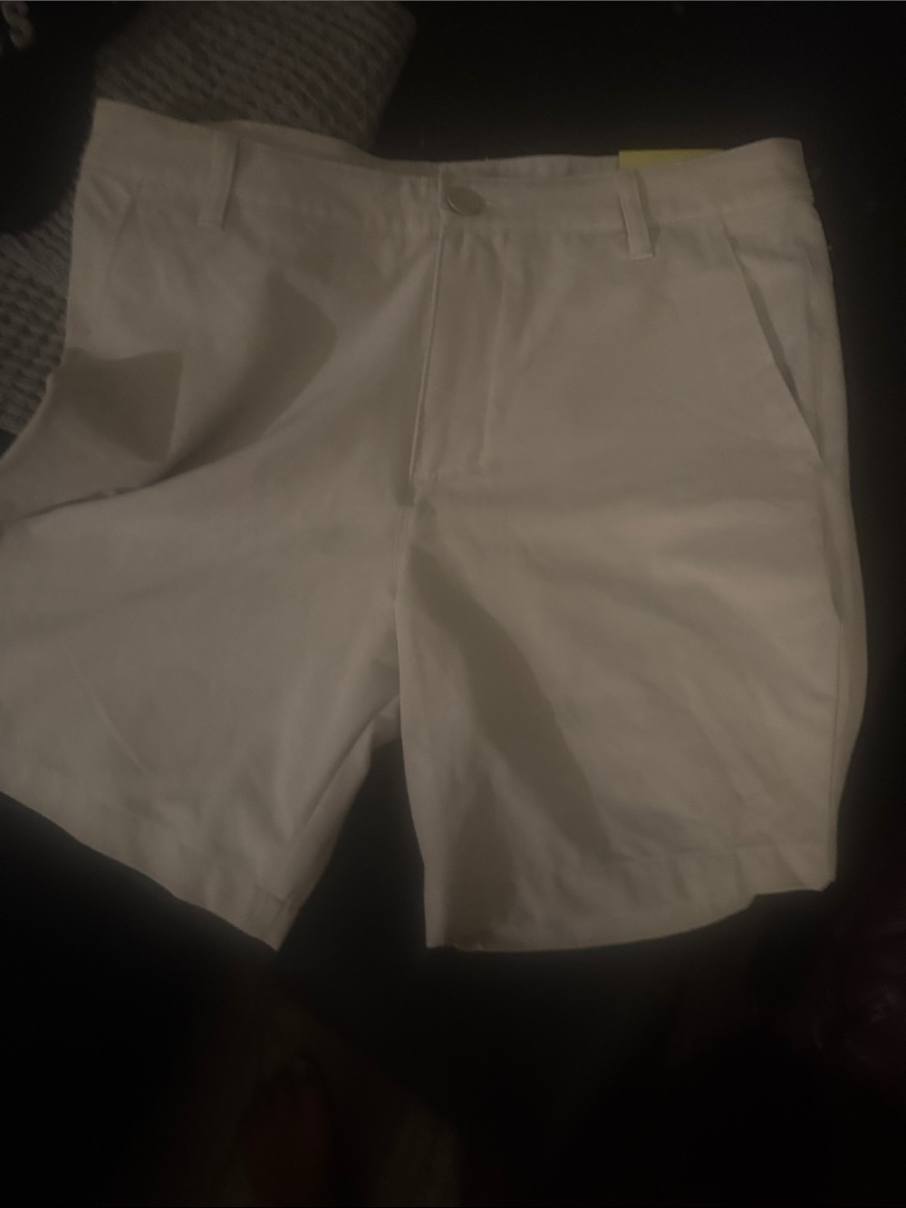 all in motion White Flat Front Chino Shorts